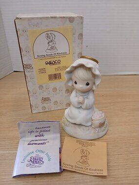 Precious Moments Sowing Seeds Of Kindness Porcelain Figurine 163856